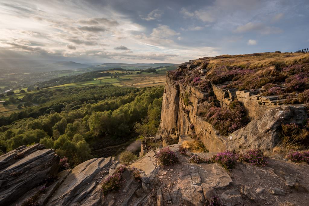 Millstone Edge Sunset - Peak District Photography