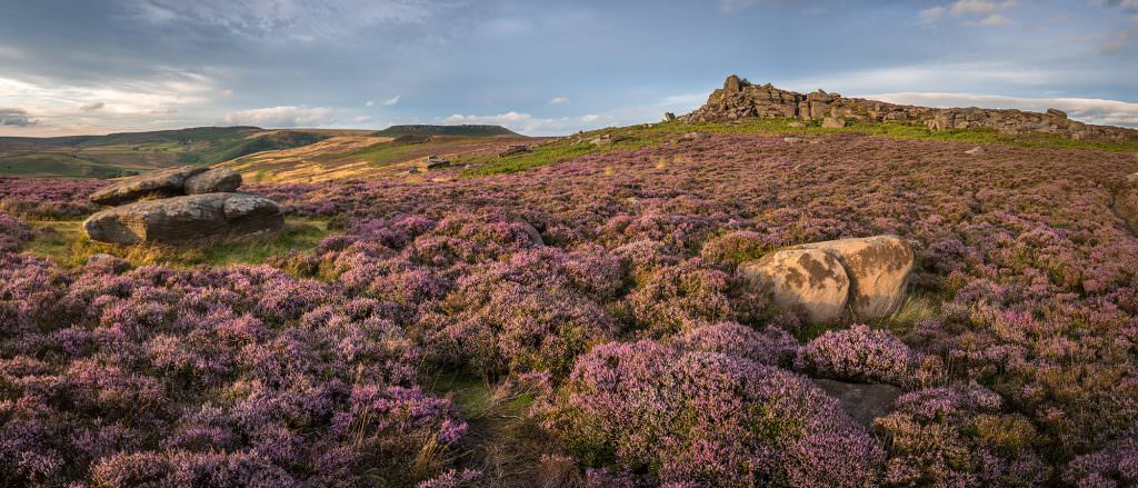 Over Owler Tor Panoramic - Peak District Photography