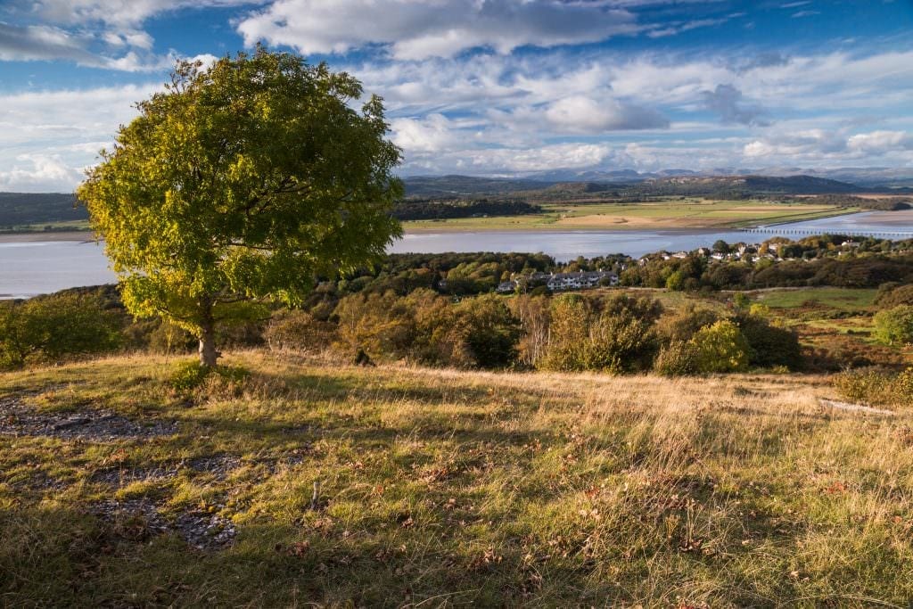 A shot on Arnside Knott looking to the Lake District for commercial photography work