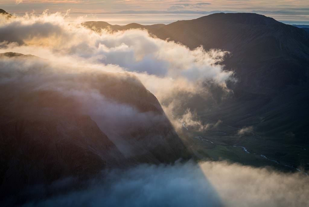Ennerdale and Scotland from Great Gable - Lake District Photography