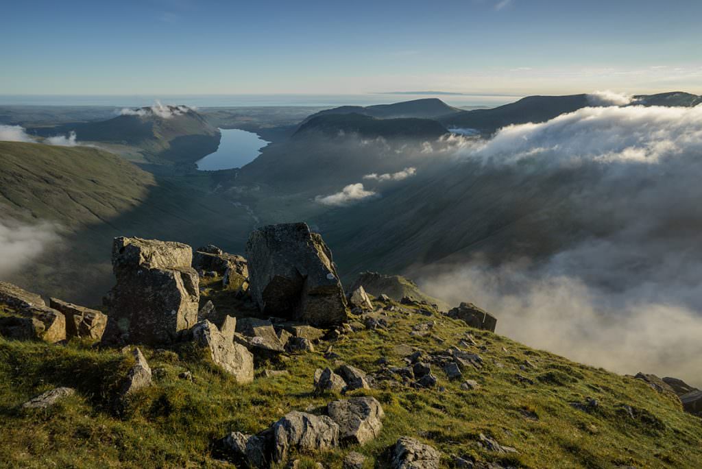 Great Gable Clearing Inversion - Lake District Photography