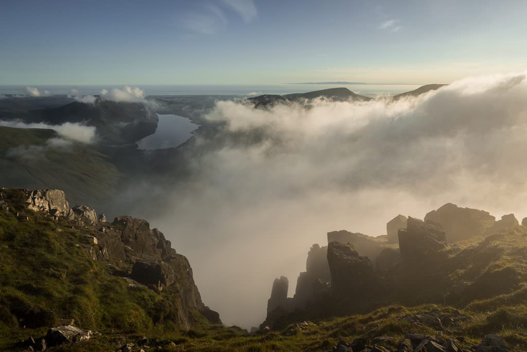 Great Gable Gully Cloud Inversion - Lake District Photography