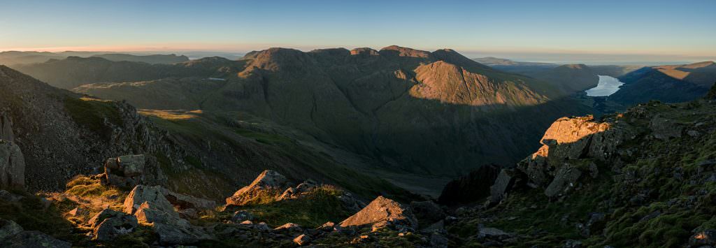 Great Gable Sunrise Panoramic - Lake District Photography