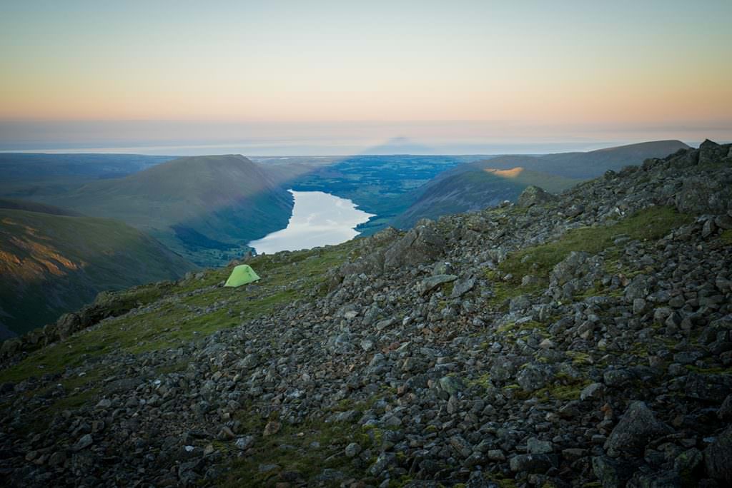 Great Gable Sunrise Shadow - Lake District Photography