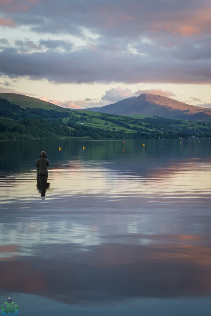 Bala Lake Fisherman - Snowdonia Photography