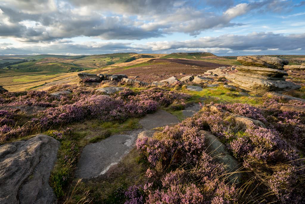 Over Owler Tor Sunset - Peak District Photography