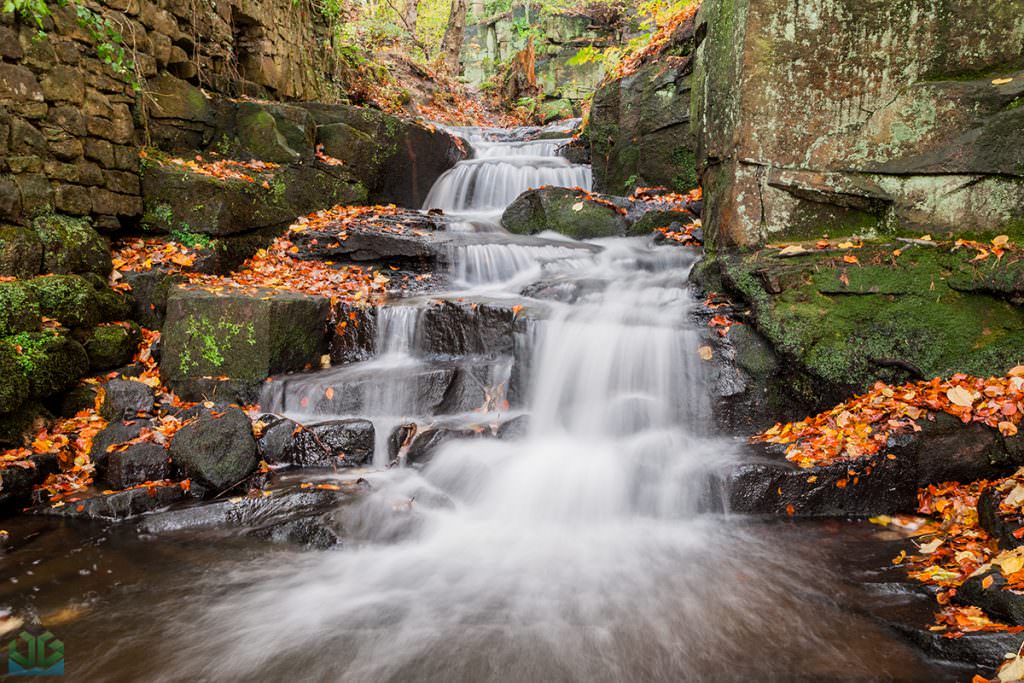 Lumsdale Cascade - Autumn in the Peak District