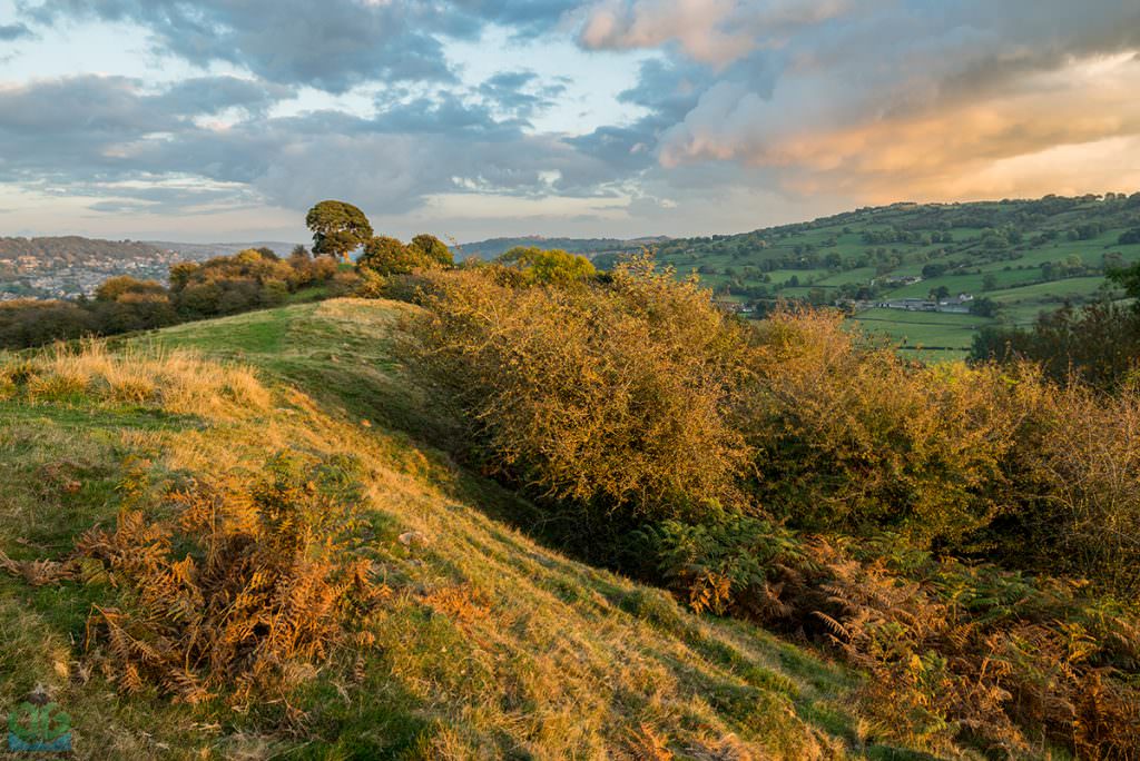 Oker Hill Sunset - Autumn in the Peak District