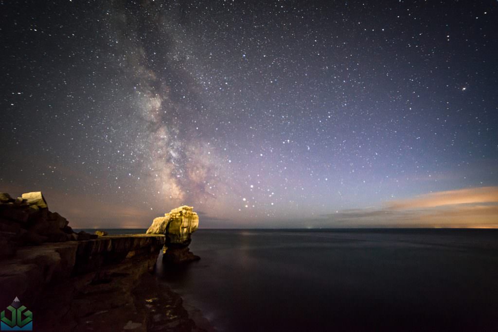 Pulpit Rock Milky Way - Dorset Photography