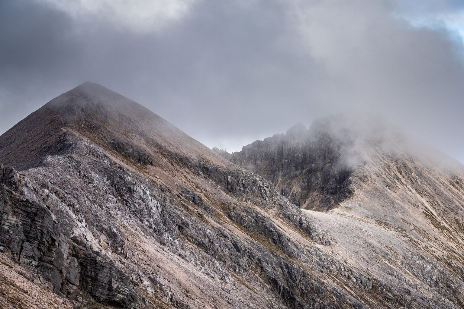 Beinn Eighe in the clouds – Torridon - Scotland Photography