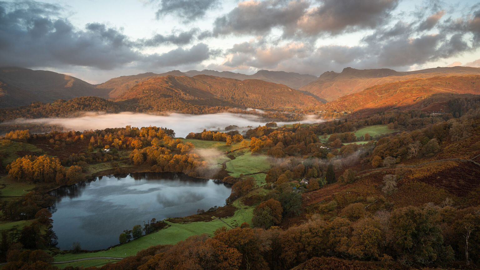 Loughrigg Fell Reflections – Lake District Photography Loughrigg Fell Sunrise Reflections – Lake District Photography