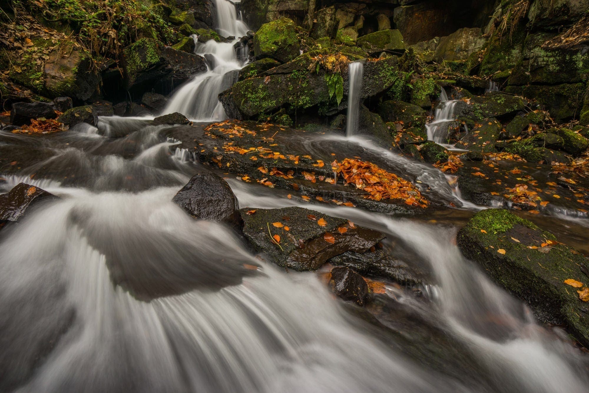 Lumsdale Waterfall - Matlock Photography Workshop