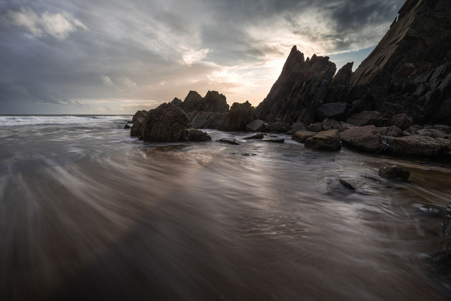 Marloes Sands Sunset - Pembrokshire - Wales Landscape Photograph