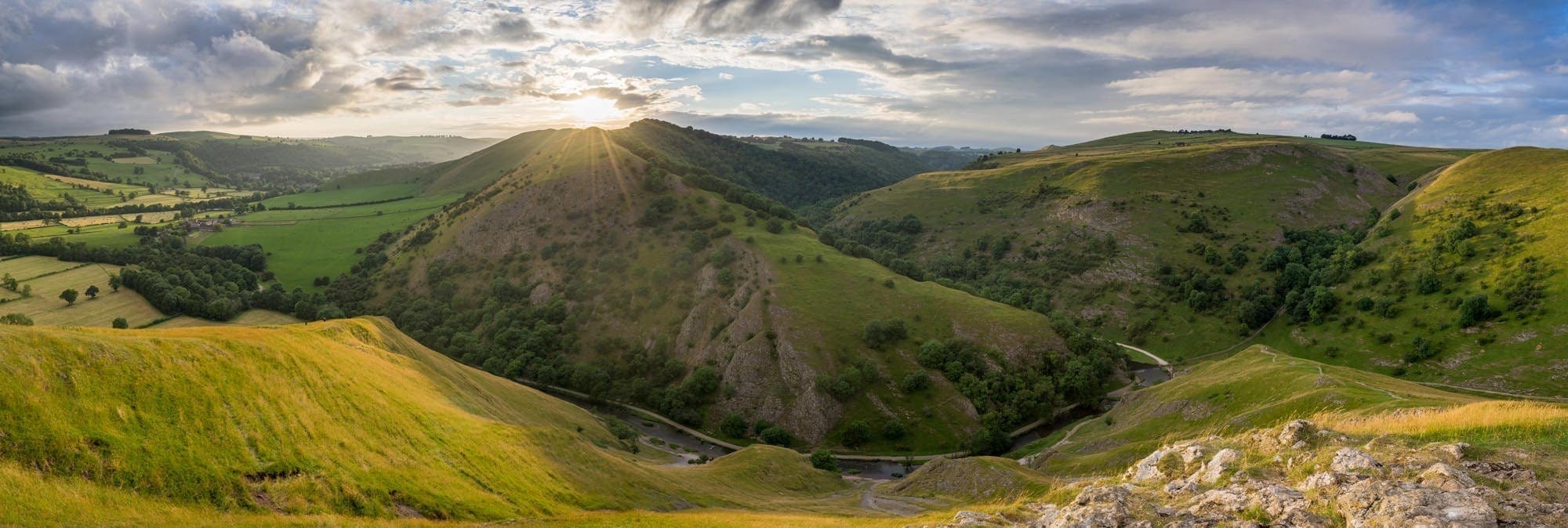 Thorpe Cloud Sunset - South Peak District Limestone Photography Workshop