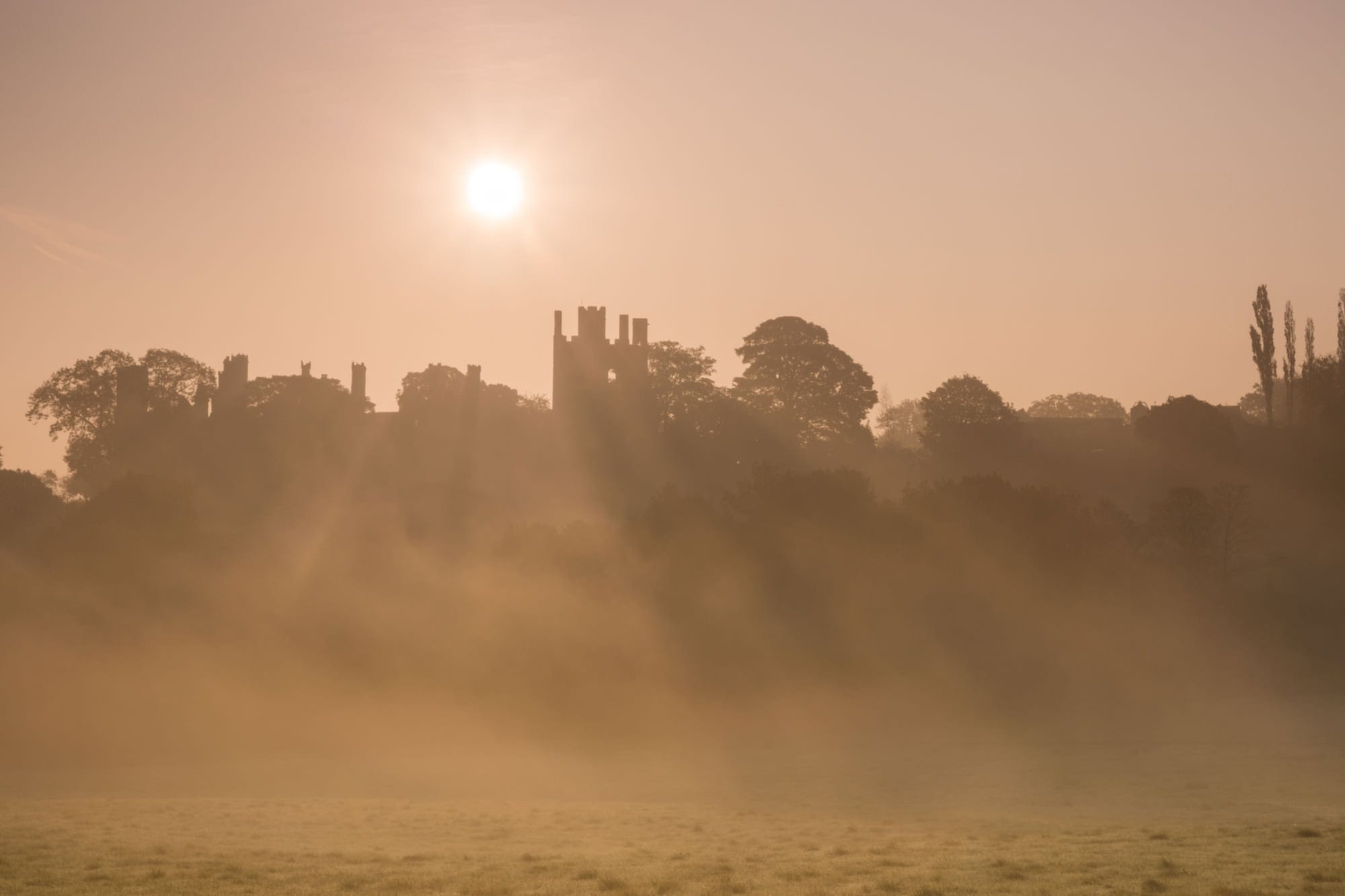 Wingfield Manor Sunrise - Derbyshire Photography