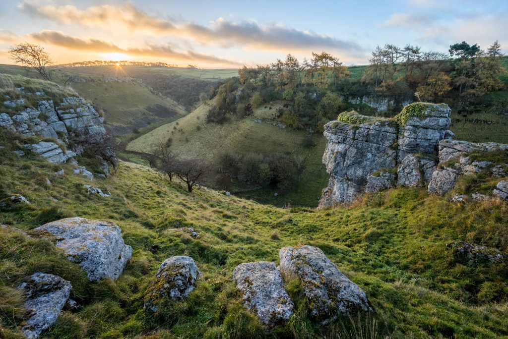 Parson's Tor Sunrise Autumn - Peak District Photography