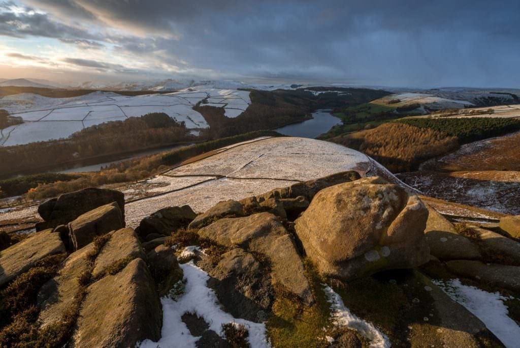 Whinstone Lee Tor Sunset - Peak District Photography