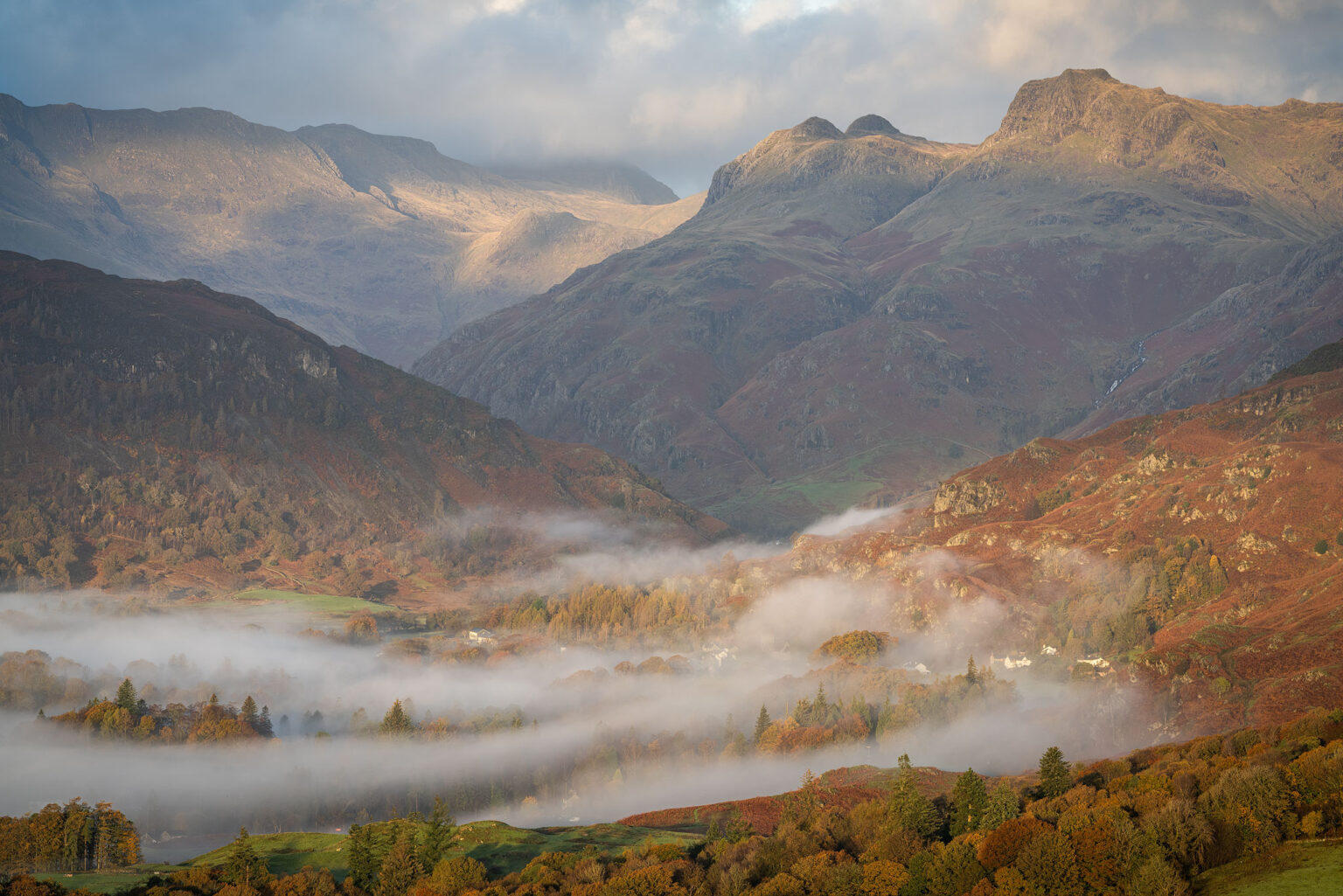 Langdale Sunrise - Lake District Photography Langdale Sunrise - Lake District Photography