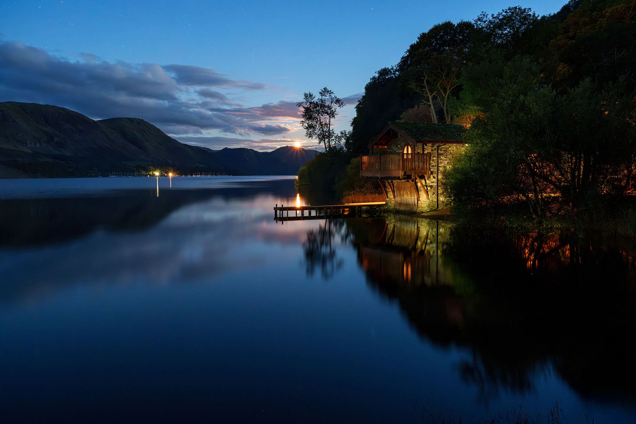 Duke of Portland Moonset - Lake District Photography Workshop Residential