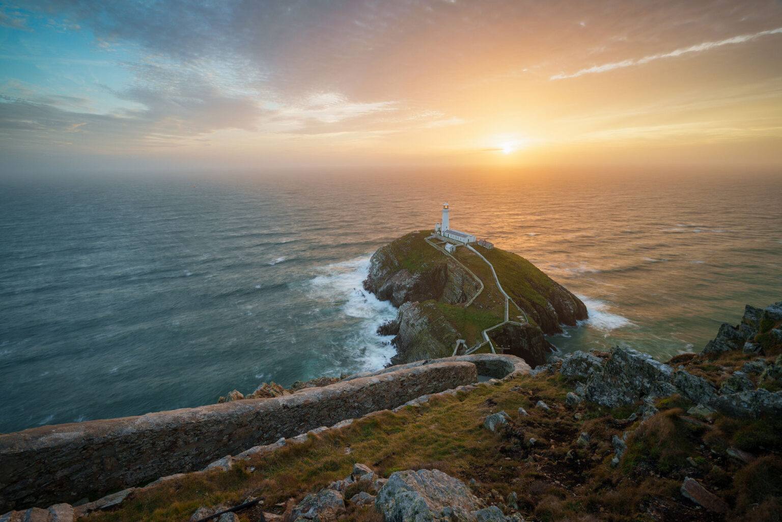 South Stack Sunset - Angelsey Photography