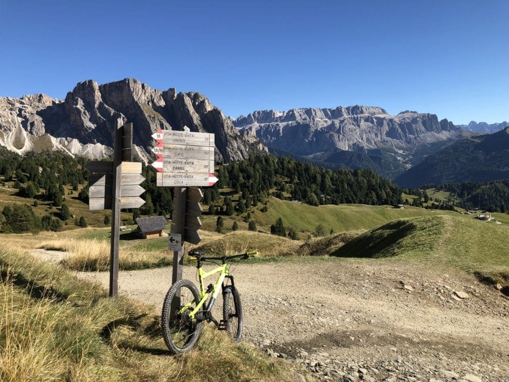 Seceda Mountain Biking in the Dolomites